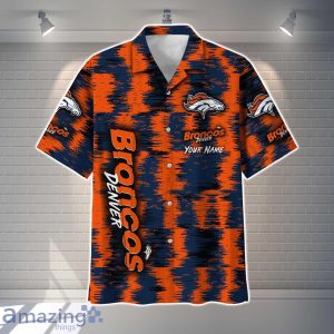 Denver Broncos NFL Hawaiian Shirt Vintage Custom Name For Fans Product Photo 2