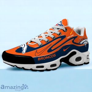 Denver Broncos TN Sport Shoes Best Gift For NFL Fans Double Swoosh Custom Name Product Photo 1