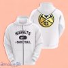 Denver Nuggets NBA Basketball White 3D Hoodie Impressive Gift For Men And Women