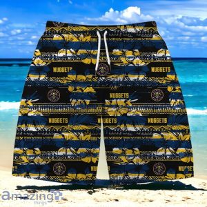 Denver Nuggets Team Logo Pattern Vintage Hawaiian Shirt And Short Product Photo 3