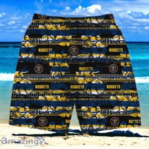 Denver Nuggets Team Logo Pattern Vintage Hawaiian Shirt And Short Product Photo 4