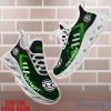 Detroit Diesel Shoes Green Square Pattern Custom Name Max Soul Sneakers For Men Women