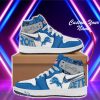 Detroit Lions NFL Air Jordan High Top Fashionable Sneakers For Sport Fans Custom Name