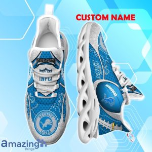 Detroit Lions NFL Fan Edition Custom Name Max Soul Comfort Shoes Product Photo 4