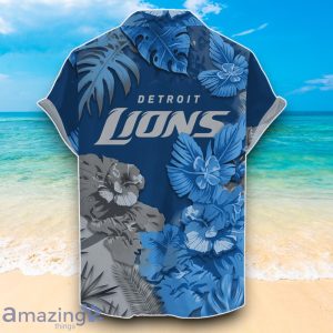 Detroit Lions NFL Hawaiian Shirt Floral And Skull Unique Design For Fans Product Photo 2