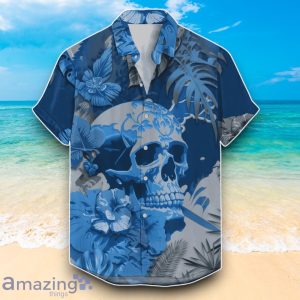 Detroit Lions NFL Hawaiian Shirt Floral And Skull Unique Design For Fans Product Photo 1