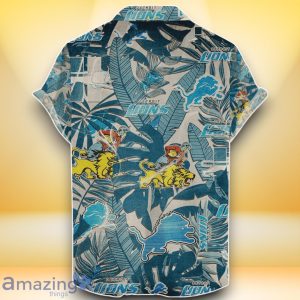 Detroit Lions NFL Hawaiian Shirt Retro Style Special Edition For Fans Product Photo 2
