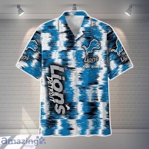 Detroit Lions NFL Hawaiian Shirt Vintage Custom Name For Fans Product Photo 2