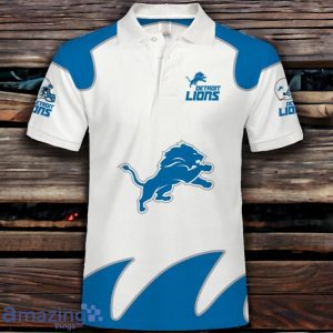 Detroit Lions Polo Shirts Impressive Gift White For Men Product Photo 3
