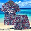 Detroit Pistons Team Logo Pattern Classic Hawaiian Shirt And Short