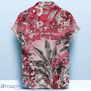 Detroit Red Wings NHL Hawaiian Shirt Tropical Skull Design For Men Women Product Photo 2