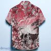Detroit Red Wings NHL Hawaiian Shirt Tropical Skull Design For Men Women