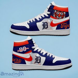 Detroit Tiger MLB Air Jordan Hightop Custom Number & Name Trending Shoes Product Photo 1