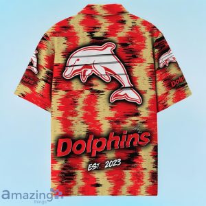 Dolphins NRL Hawaiian Shirt Special Design Custom Name Product Photo 3