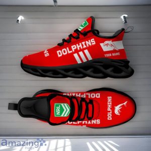 Dolphins NRL Max Soul Shoes Custom Name Gift For Fans Product Photo 4