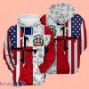 Dominican Flag And Symbols Dual Citizen Hoodie