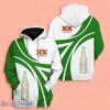 Dos Equis Beer Logo White And Green 3D Hoodie Impressive Gift For Men And Women
