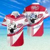 Dr-Pepper Logo Snoopy Pattern Tropical Button Down Hawaiian Shirt