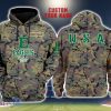 Eastern Michigan Eagles 3D Printing Army Camo Pattern Unisex Hoodies Custom Name For Fans