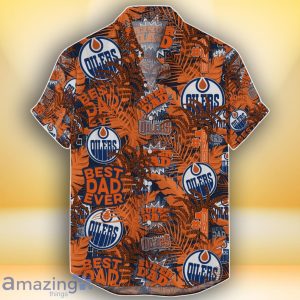 Edmonton Oilers NFL Hawaiian Shirt Special Gift For Father's Days Product Photo 1
