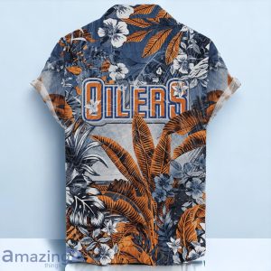 Edmonton Oilers NHL Hawaiian Shirt Tropical Skull Design For Men Women Product Photo 2