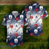 Eisbaren Berlin Dark Blue White Gradient Hawaiian Shirt Style Gift