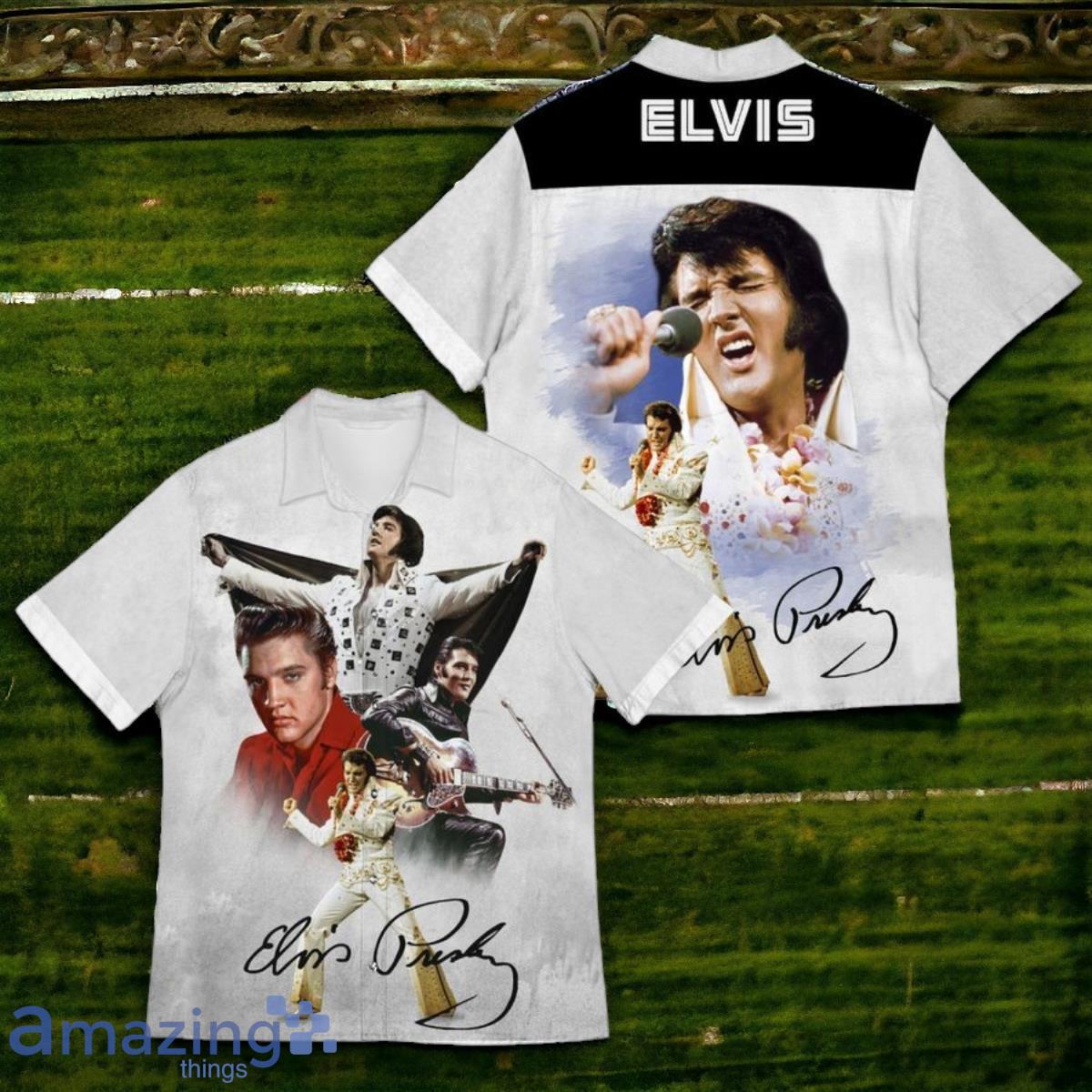 Elvis Presley Prince From Another Planet Rock Hawaiian Shirt Style Gift image Elvis Presley Prince From Another Planet Rock Hawaiian Shirt Style Gift Product Photo 1