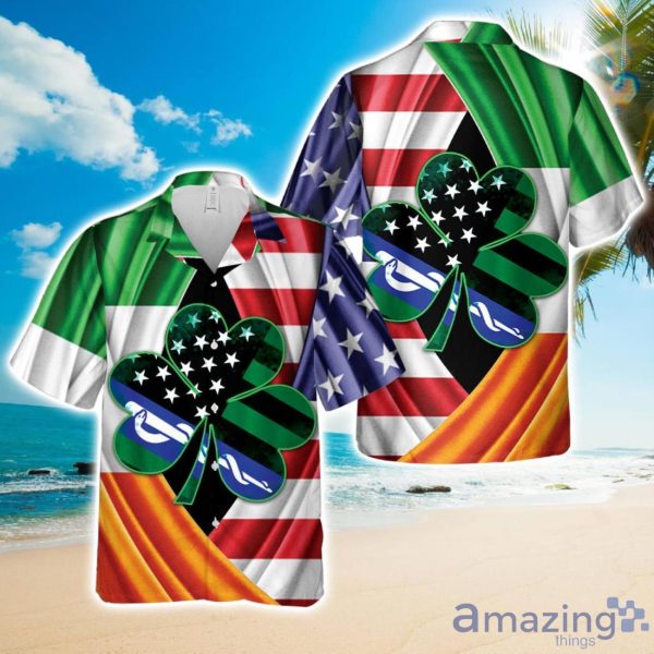 EMS Saint Patrick's Day Flag Hawaiian Shirt Beach Shirt For Men Women Product Photo 1