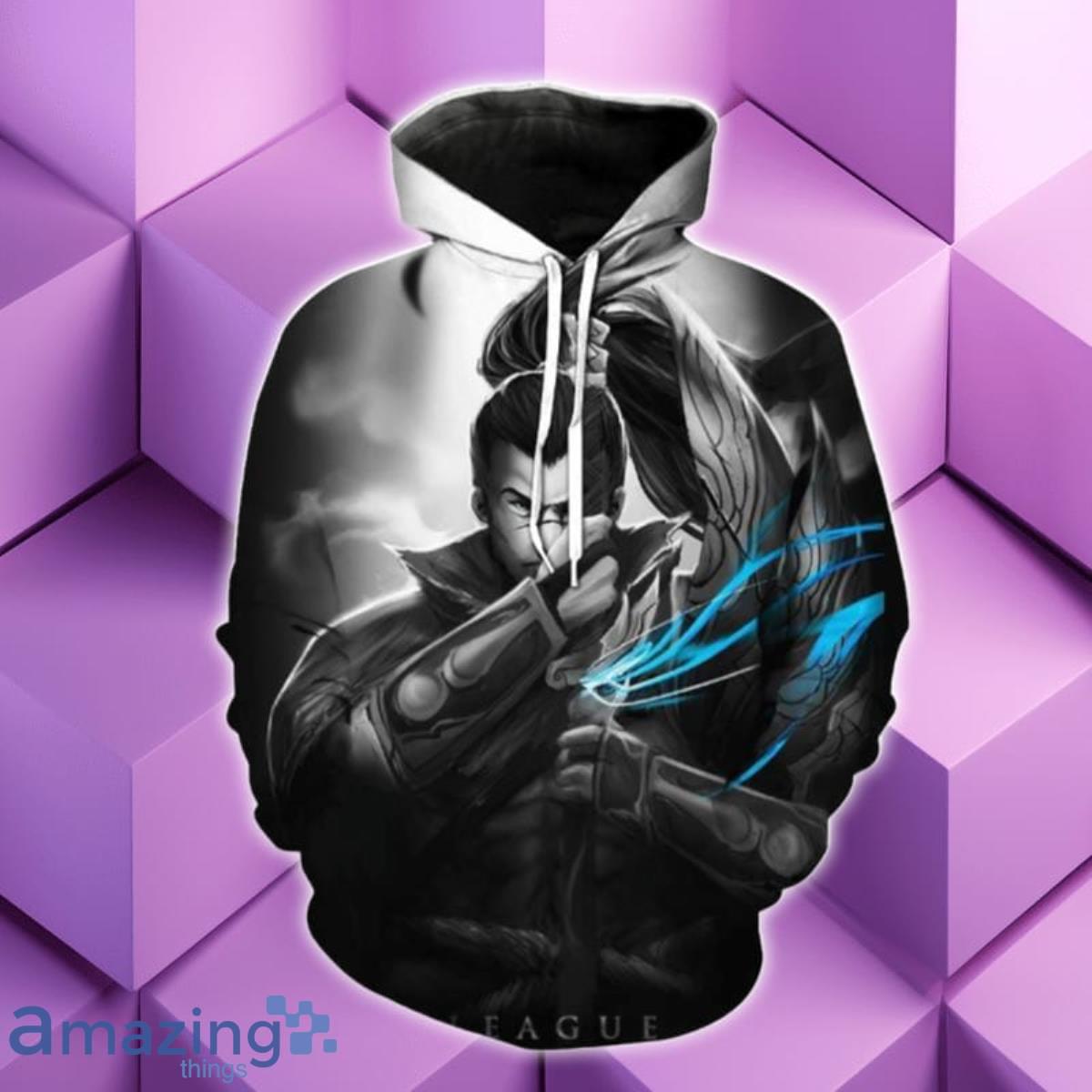 Fashion Brand For Men Hooded Yasuo The Unforgive 3D Hoodie Best Gift For Men And Women image Fashion Brand For Men Hooded Yasuo The Unforgive 3D Hoodie Best Gift For Men And Women Product Photo 1