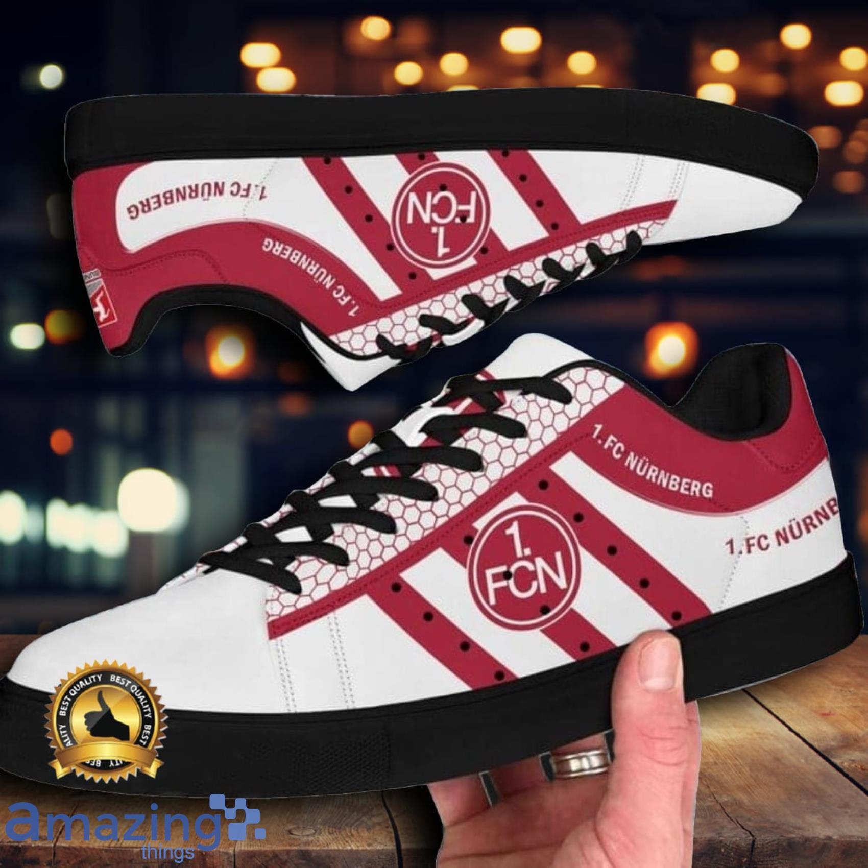 FC Nurnberg Hexagon Mesh Stan Smith Shoes For Men And Women image FC Nurnberg Hexagon Mesh Stan Smith Shoes For Men And Women Product Photo 2