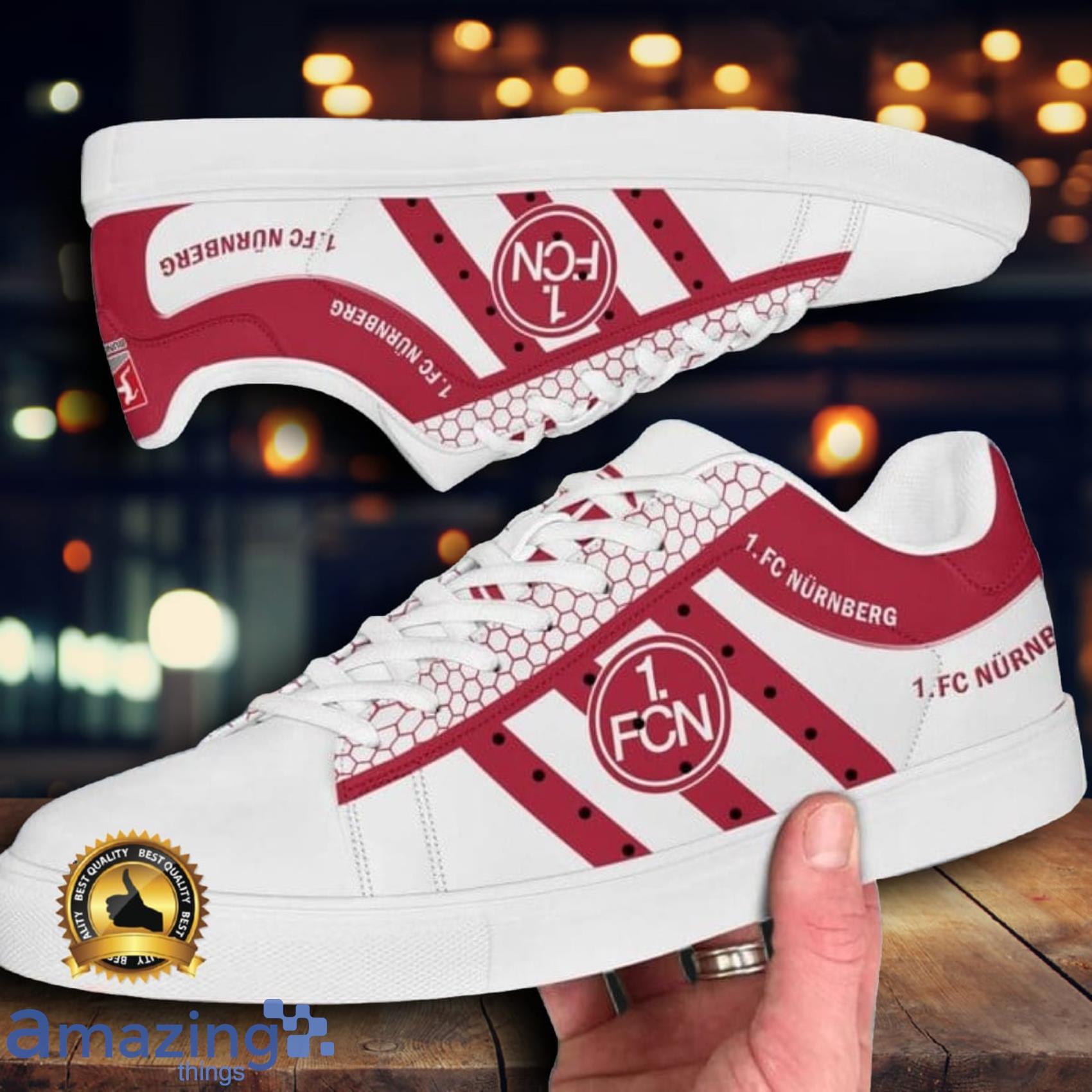 FC Nurnberg Hexagon Mesh Stan Smith Shoes For Men And Women image FC Nurnberg Hexagon Mesh Stan Smith Shoes For Men And Women Product Photo 1