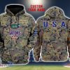 Florida Gators 3D Printing Army Camo Pattern Unisex Hoodies Custom Name For Fans