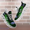 Ford Shoes Green Square Pattern Custom Name Max Soul Sneakers For Men Women