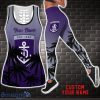 Fremantle Dockers AFL Combo Hollow Tank Top and Leggings Custom Name Gift For Women
