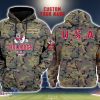 Fresno State Bulldogs 3D Printing Army Camo Pattern Unisex Hoodies Custom Name For Fans
