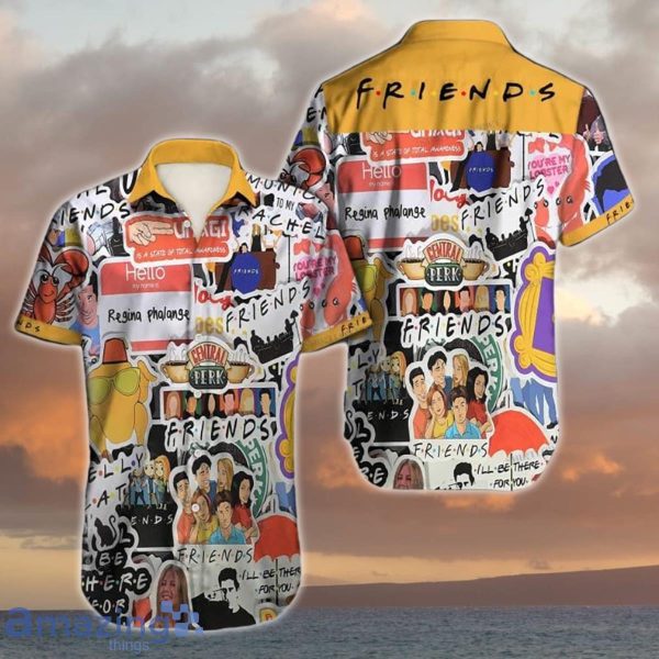 Friends Hawaiian Shirt Style Gift For Men And Women Product Photo 1