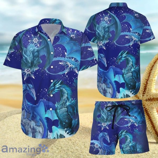 Get Here Amazing Blue Dragon Hawaii Shirt Product Photo 1