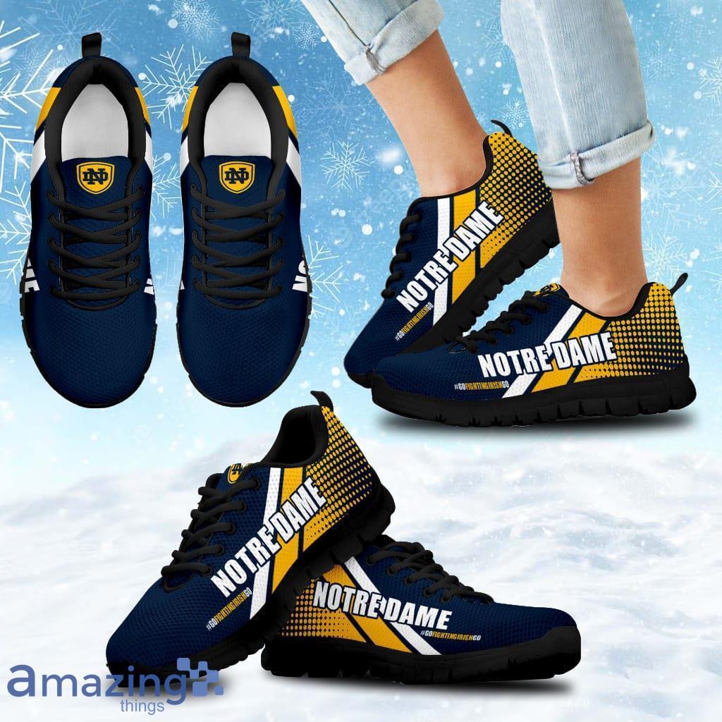 Go Notre Dame Fighting Irish Go Notre Dame Fighting Irish Sneakers Shoes Gift For Big Fans image Go Notre Dame Fighting Irish Go Notre Dame Fighting Irish Sneakers Shoes Gift For Big Fans Product Photo 1