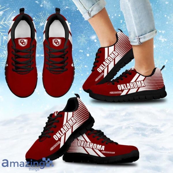 Go Oklahoma Sooners Go Oklahoma Sooners Sneakers Shoes Gift For Big Fans Product Photo 1