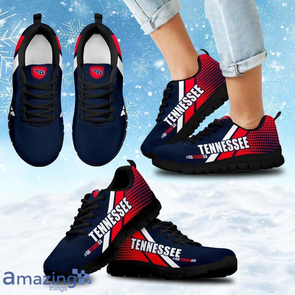Go Tennessee Titans Go Tennessee Titans Sneakers Shoes Gift For Big Fans image Go Tennessee Titans Go Tennessee Titans Sneakers Shoes Gift For Big Fans Product Photo 1