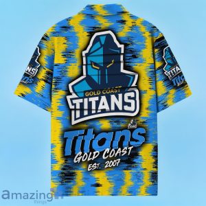 Gold Coast Titans NRL Hawaiian Shirt Special Design Custom Name Product Photo 3