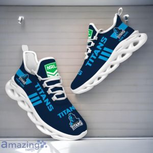 Gold Coast Titans NRL Max Soul Shoes Custom Name Gift For Fans Product Photo 1
