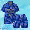 Golden State Warriors Team Logo Pattern Leaves Vintage Art Hawaiian Shirt & Short