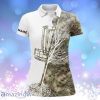 Golf Polo Shirt Custom Name Green Camo Disc Golf Basket, Personalized Disc Polo Shirt