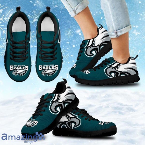 Gorgeous Logo Philadelphia Eagles Sneakers Shoes Gift For Big Fans Product Photo 1