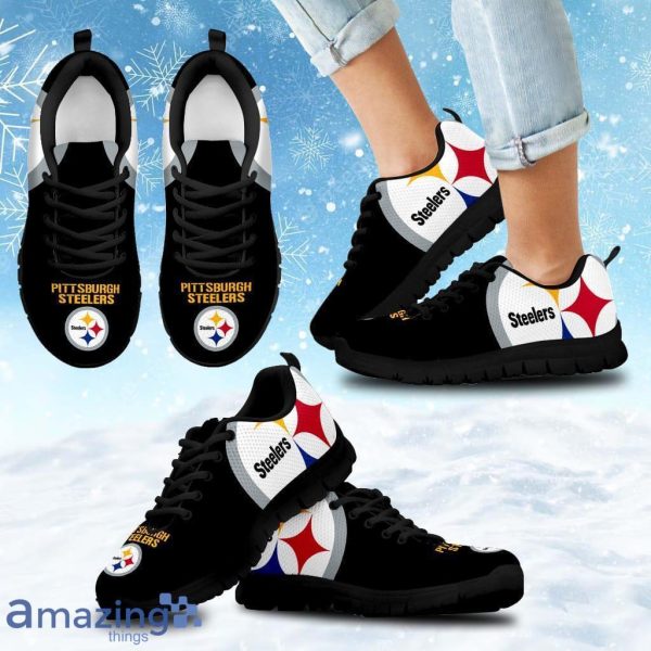 Gorgeous Logo Pittsburgh Steelers Sneakers Shoes Gift For Big Fans Product Photo 1
