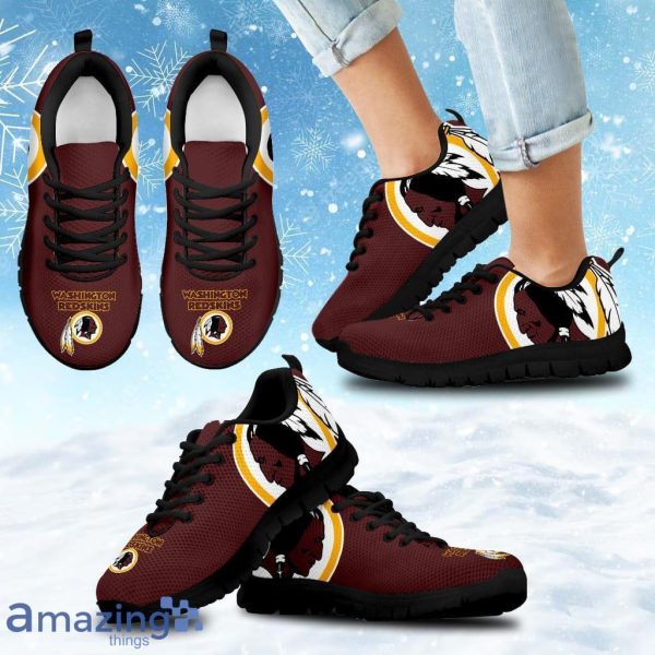 Gorgeous Logo Washington Redskins Sneakers Shoes Gift For Big Fans Product Photo 1