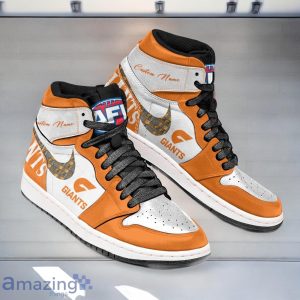 Greater Western Sydney Giants AFL Air Jordan Hightop Shoes Custom Name Gift For Fans Product Photo 3