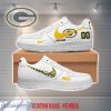 Green Bay Packers NFL Air Force Shoes Custom Number & Name New Version For Fans