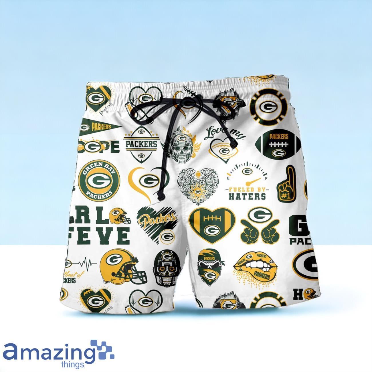 Green Bay Packers NFL Hawaiian Shirt And Short Trending 2024 For Men Women image Green Bay Packers NFL Hawaiian Shirt And Short Trending 2024 For Men Women Product Photo 3